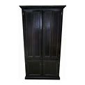 Wayfair Neasa Solid Wood Armoire Desk Wood In Black, Size 71.0 H X 38.0 W X 22.5 D In | BKWT2055_22235184