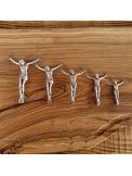 Jesus Corpus For Crucifix With INRI, 1.5" Tall - 3.5" Tall, Cross For DIY Crucifix