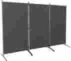 STEELAID Room Divider - Folding Partition Privacy Screen For School, Church, Office, Classroom, Dorm Room, Kids Room, Studio, Conference - 102" W X