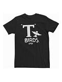 Men's Grease "T" Birds Stamp Logo Tee, Size: XXL, Black