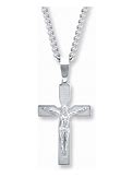 Kay Outlet Crucifix Necklace Lord's Prayer Stainless Steel