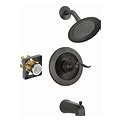 Delta Delta Windemere Oil Rubbed Bronze 1-Handle Shower Head And Bathtub Faucet With Universal Valve Kit