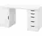 IKEA - LAGKAPTEN / ALEX Desk, White, 55 1/8X23 5/8 "
