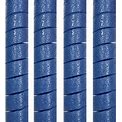 4 Pack Curlz Craft Foam - 50-Inch Pre-Cut Spiral. Red, Blue, Yellow, Green - Blue