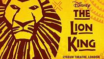 Tickets To The Lion King Theater Show In London
