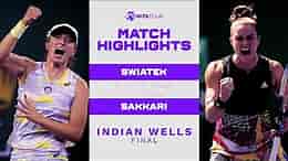 Iga Swiatek vs. Maria Sakkari | 2022 Indian Wells Final | WTA Match Highlights
