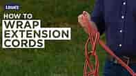 How to Wrap Extension Cords | DIY Basics