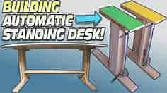 How To BUILD a Standing Desk | Building Convertible Electric Workstation For Easy DIY Stand Up Desks