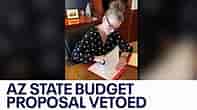 Arizona Governor Katie Hobbs vetoes GOP budget proposal