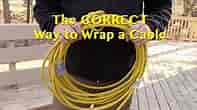 How to over under wrap an extension cord. No more knots or tangles!