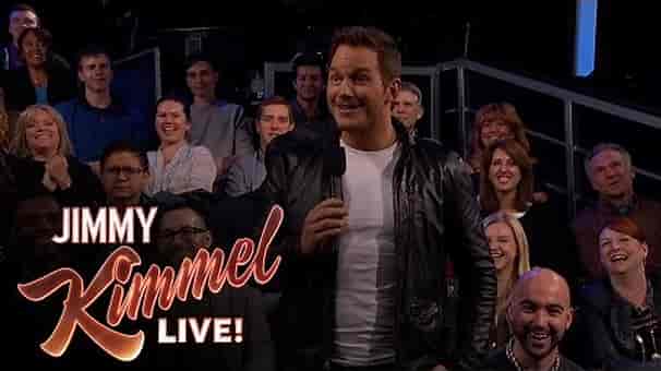 Chris Pratt Surprises Kimmel Audience with New Trailer for Guardians of the Galaxy Vol. 2